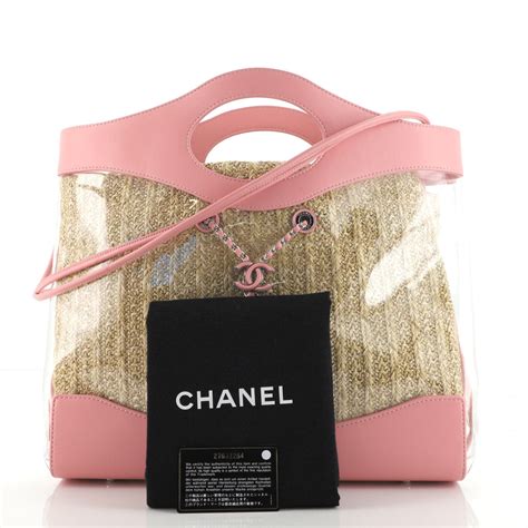 chanel pvc bag|chanel 31 shopping bag pvc.